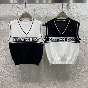 High Quality 1:1 Dior Jacquard Vest