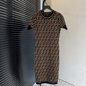Aaa Fendi Jacquard Short-Sleeved Shirts