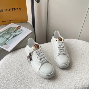 Reps Louis Vuitton Casual Shoes Red Pu Outsole Tpu