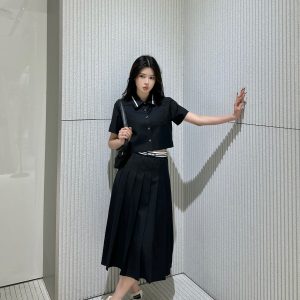 Luxury High Quality Miu Miu Short-Sleeved Shirt