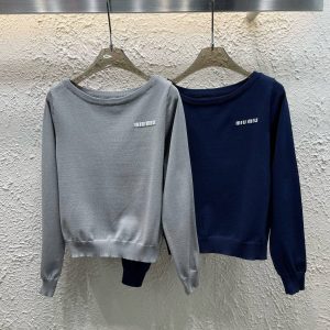High Quality Miu Miu Jacquard Long Sleeves