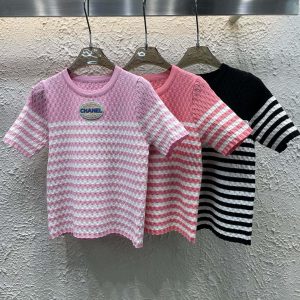 Luxury Designer Chanel Short Sleeves