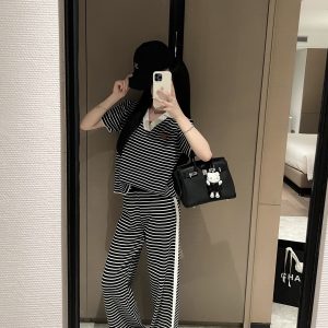 Luxury High Quality Celine Leather Short-Sleeved Shirt