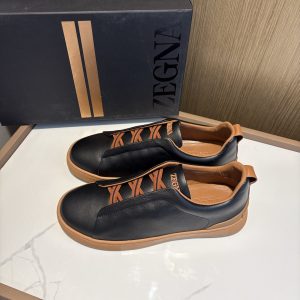 High Quality Ermenegildo Zegna Calfskin Leather Shoes