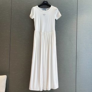 Aaa Designer Prada Cotton Short-Sleeved Shirts