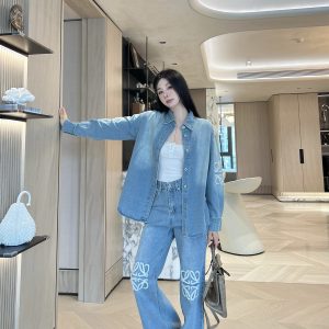 Designer 1:1 Loewe Denim Shirts