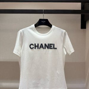 High Quality Chanel Stone Short-Sleeved T-Shirt