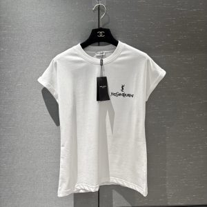 Luxury Saint Laurent Short-Sleeved T-Shirt