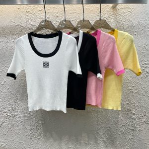 High Quality Luxury Loewe Short Sleeves