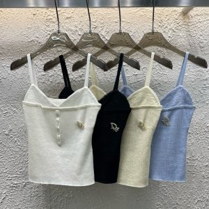 Luxury High Quality Dior Lace Tank Top