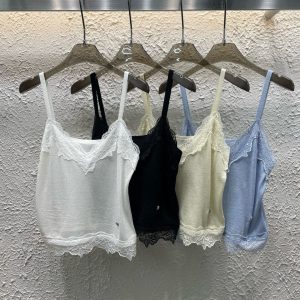 Designer Aaa Chanel Lace Tank Top