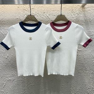 Designer Aaa Chanel Short Sleeves