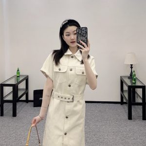 Designer Dior Cotton Short-Sleeved Shirts