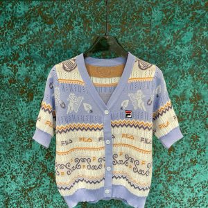Luxury Fila Jacquard Short Sleeves