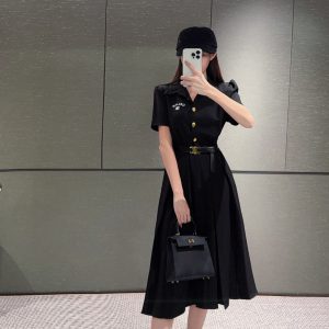 Luxury 1:1 Celine Gold Short-Sleeved Shirts