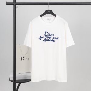 Designer Dior Cotton Short-Sleeved T-Shirt