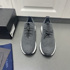 Luxury Aaa Prada Calfskin Leather Shoes For Spring
