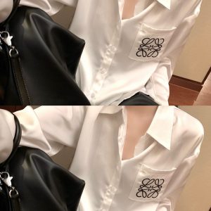 High Quality Loewe Satin Shirts