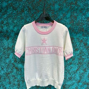 Aaa Dior Jacquard Short Sleeves