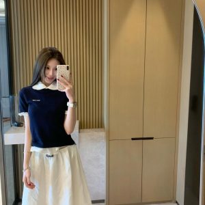 High Quality 1:1 Miu Miu Abs Shirts