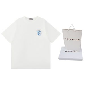 High Quality Designer Louis Vuitton Cotton Short-Sleeved T-Shirt
