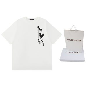High Quality Aaa Louis Vuitton Cotton Short-Sleeved T-Shirt