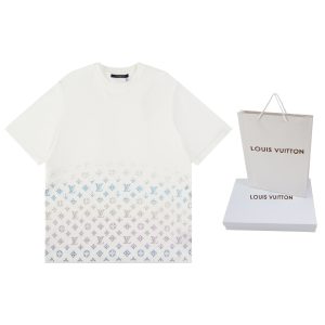 1:1 Louis Vuitton Cotton Short Sleeves For Fall