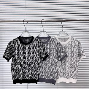 Aaa Fendi Jacquard Short Sleeves
