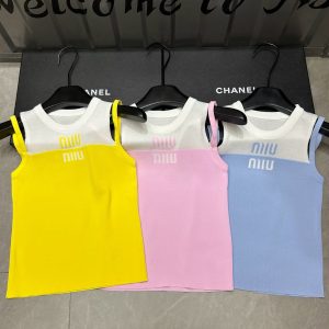 1:1 Miu Miu Jacquard Vest