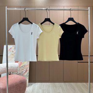 High Quality Aaa Saint Laurent Short-Sleeved T-Shirt