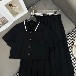 High Quality Miu Miu Short-Sleeved Shirt