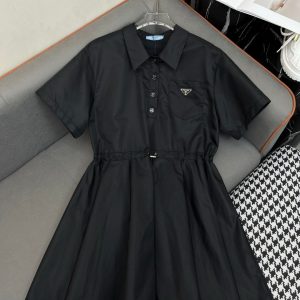 High Quality Aaa Prada Nylon Short-Sleeved Shirts
