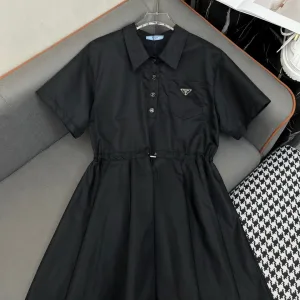 High Quality Aaa Prada Nylon Short-Sleeved Shirts