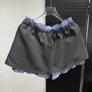 Designer Luxury Miu Miu Short Skirt