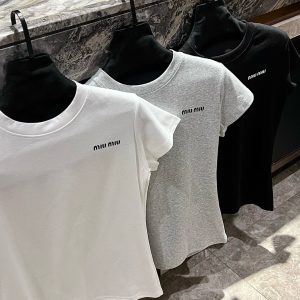 1:1 Miu Miu Short-Sleeved T-Shirt