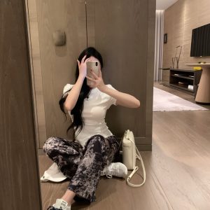 Designer High Quality Dior Satin Trousers