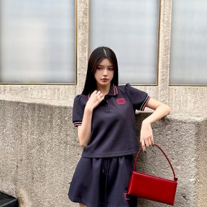 Designer High Quality Miu Miu Short-Sleeved Shirts