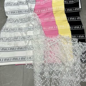 High Quality Miu Miu Jacquard Shawl