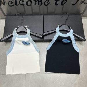 High Quality 1:1 Chanel Denim Vest