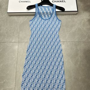 High Quality Fendi Jacquard Vest