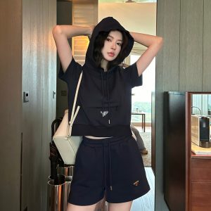 Aaa Designer Prada Short-Sleeved Shirts