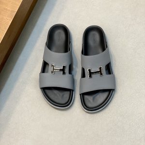 1:1 Hermès Cowhide Slippers
