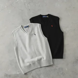 Reps Ralph Lauren Sweater Black Cotton Easy To Match