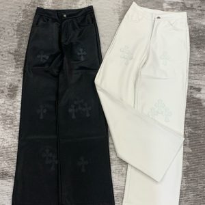 Aaa Chrome Hearts Leather Trousers