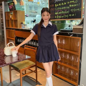 1:1 Designer Miu Miu Short-Sleeved Shirt