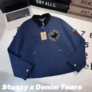 AAA Designer Stussy Jacket Blue Denim