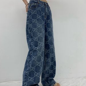 Designer Aaa Gucci Cotton Jeans For Spring