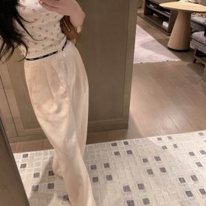 High Quality Miu Miu Lace Trousers