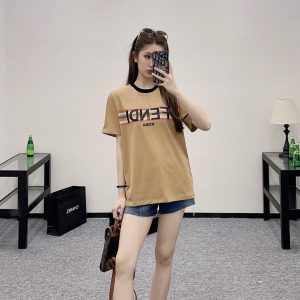 Aaa High Quality Fendi Cotton Short-Sleeved T-Shirts