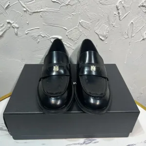 Reps High Quality Ami Derby Shoes Cowhide Spring Autumn Patch